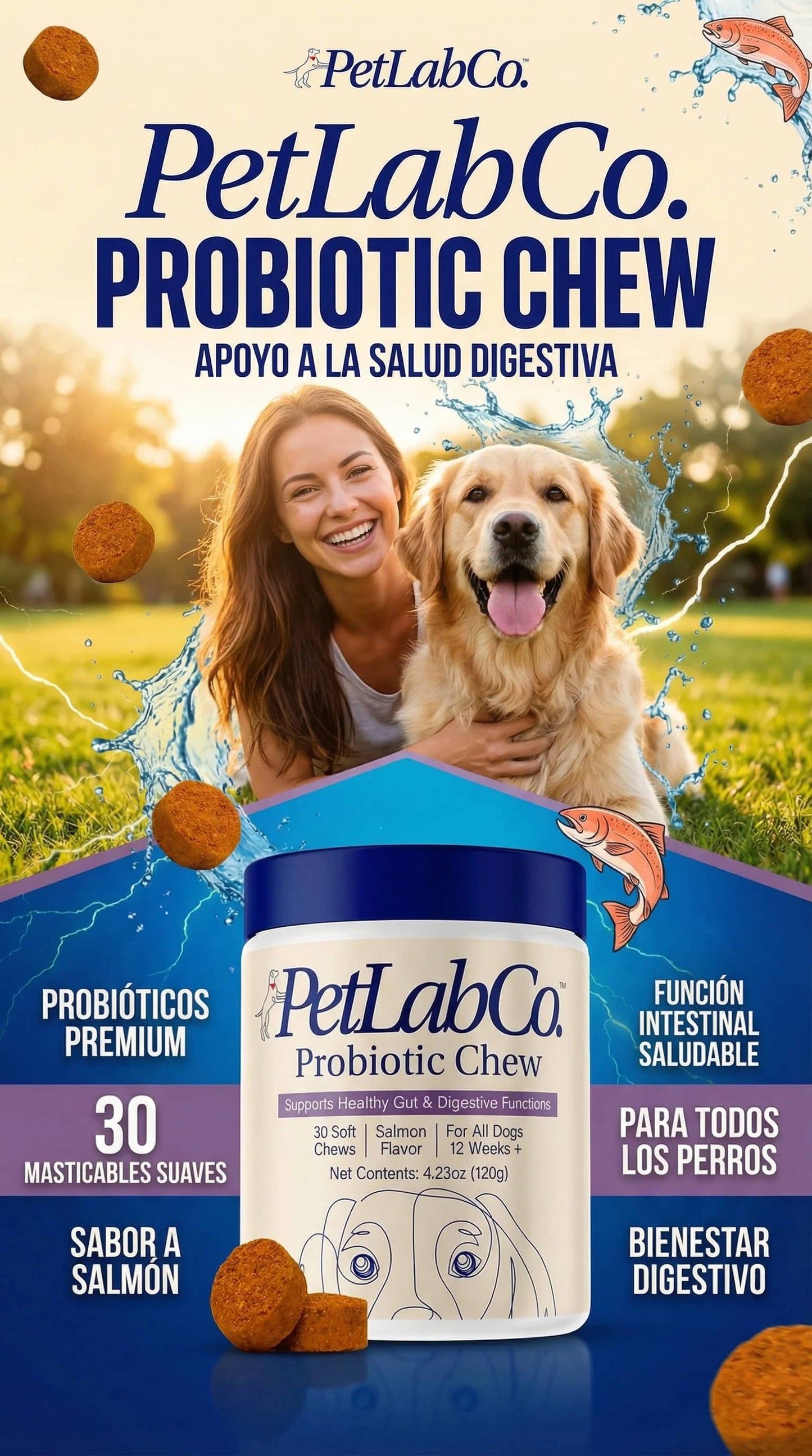 Probiótico PetLab CO | RECUPERA LA SALUD DE TU PERRO ✅