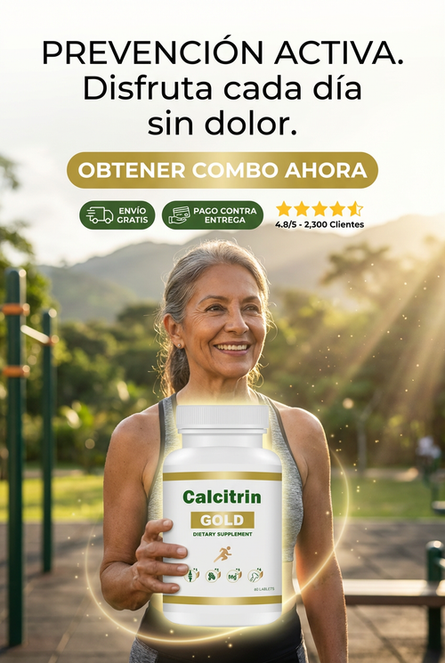 Calcitrin Gold Suplemento dietético |🔥 ¡OFERTA 2X1 SOLO POR HOY! 🔥