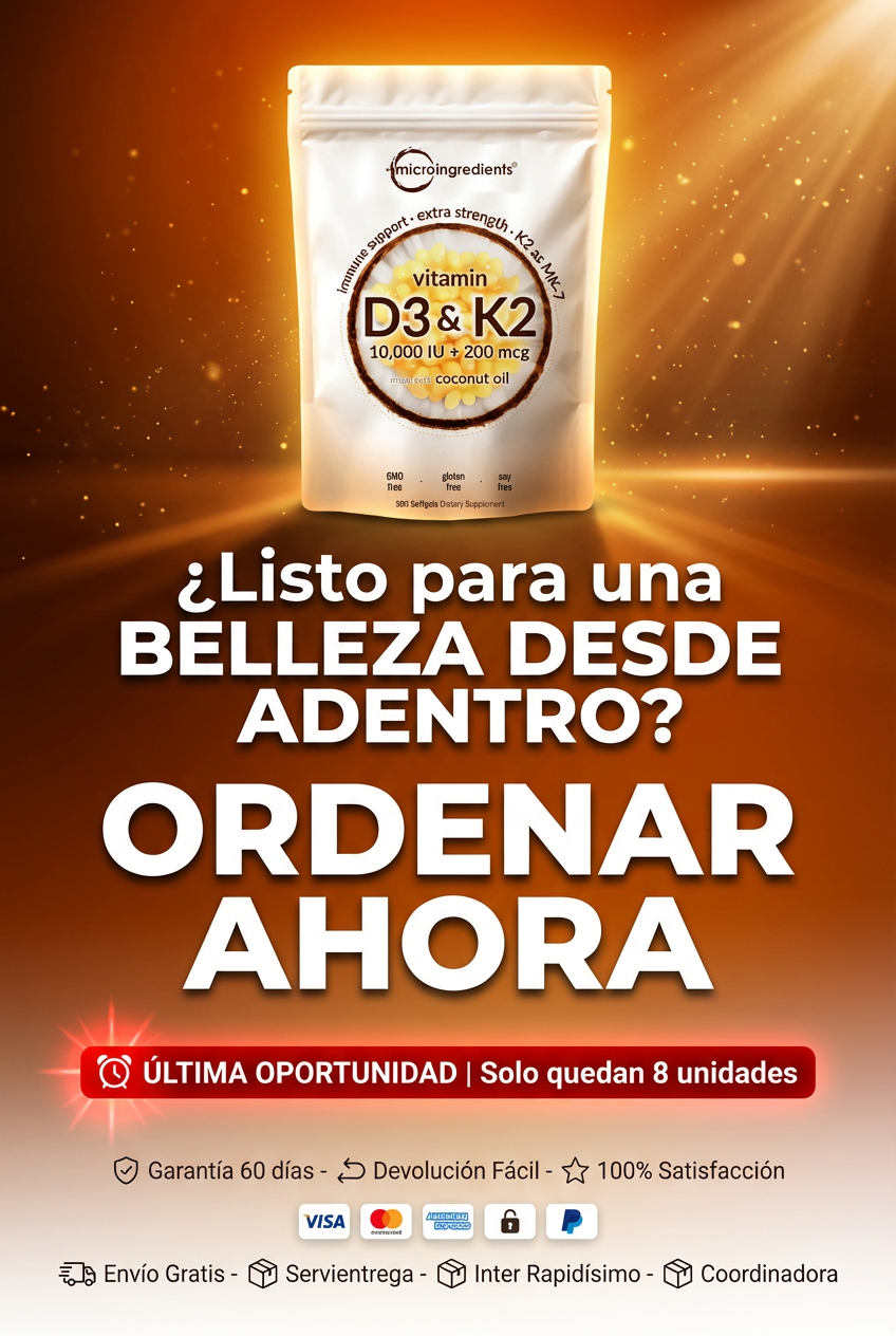 Micro Ingredients, Vitaminas D3 y K2 | 🔥 ¡OFERTA 2X1 SOLO POR HOY! 🔥